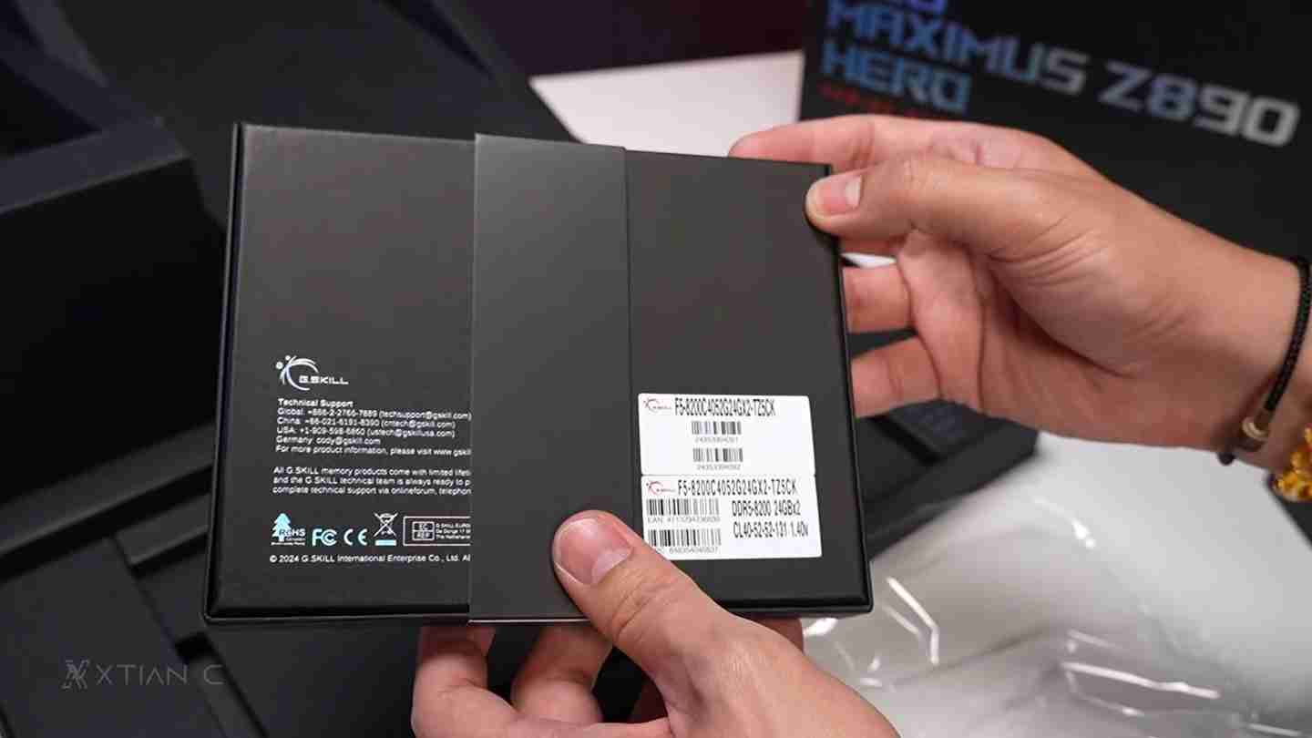 芝奇 CUDIMM 内存条 Trident Z5 CK 现身:24GB×2,8200CL40