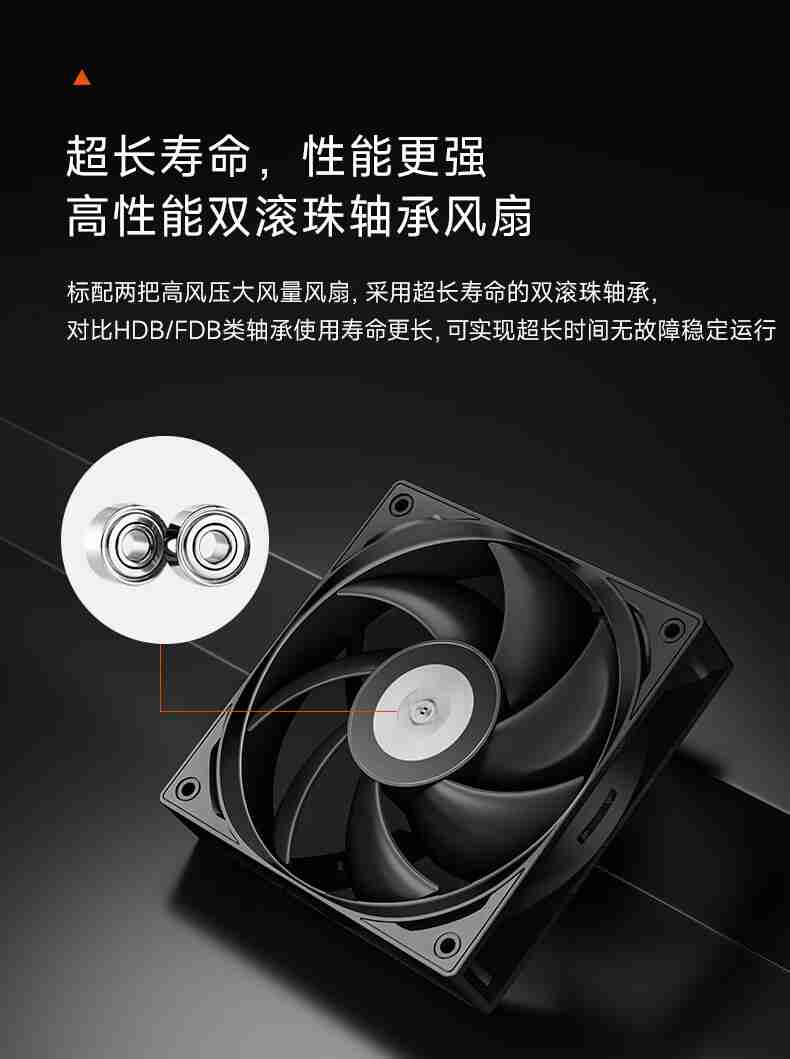 超频三推出 RT620P 风冷散热器:双滚珠轴承风扇、265W 解热,159 元