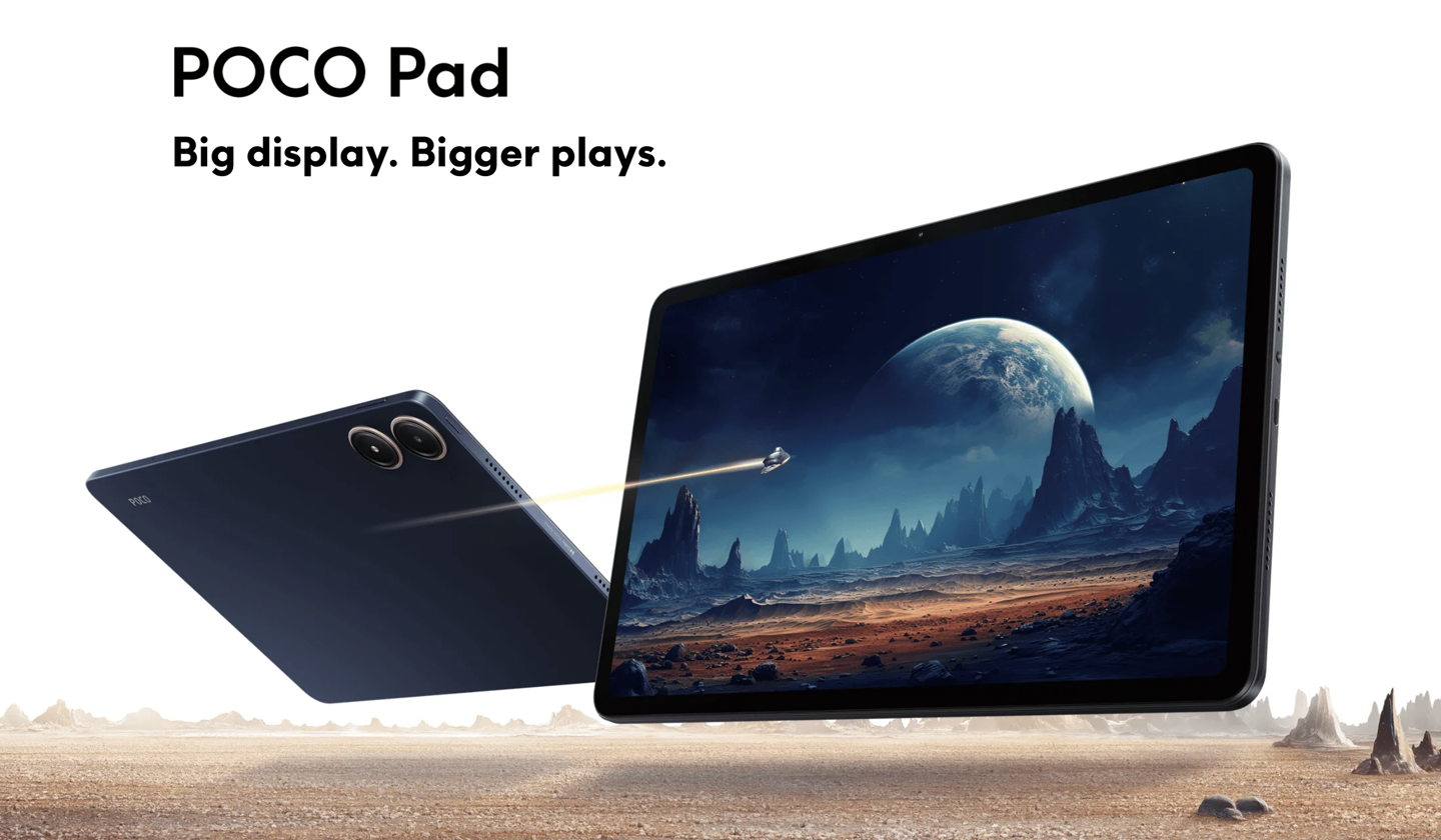 小米 POCO Pad 5G 平板 8 月 23 日海外发布:12.1 英寸 120Hz 屏、支持手写笔 / 外接键盘