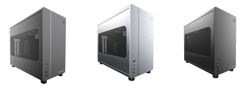 右侧透 + 垂直风道设计,快睿推出 CH10 铝合金 ITX 机箱
