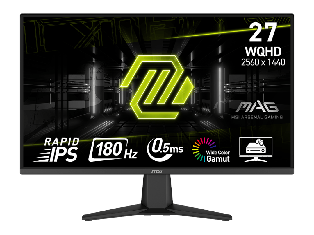 微星“MAG 275QF”27 英寸显示器开售:2K 180Hz Fast-IPS,899 元