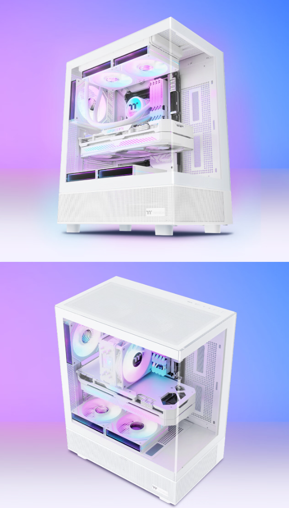 曜越 Thermaltake 推出钢影透 S mini 海景房机箱:黑白双色,首发价 179 元