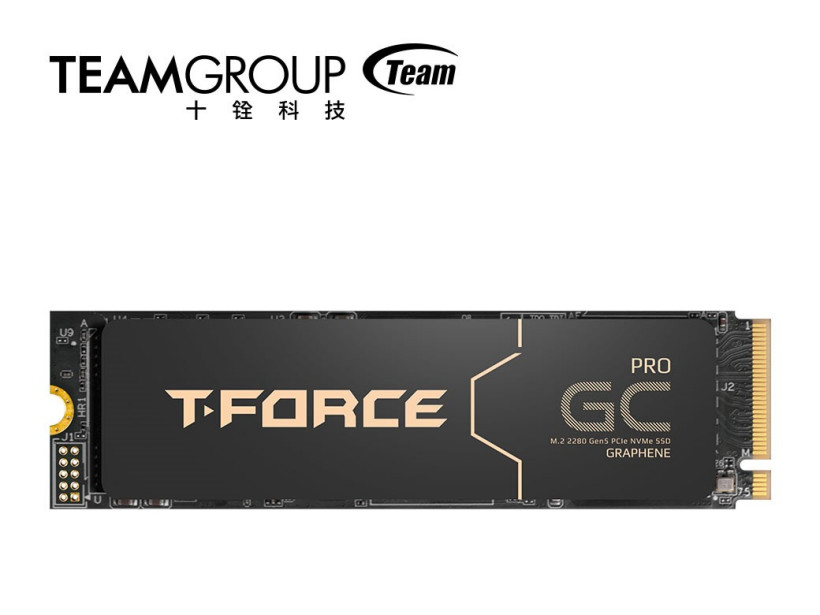 十铨推出 T-FORCE GC PRO PCIe 5.0 固态硬盘,顺序读写达 12.5/11 GB/s