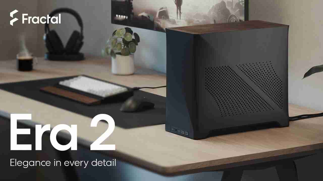 分形工艺 Era 2 ITX 机箱国行开售：阳极氧化铝外壳 + 实心胡桃木顶板，1549 元