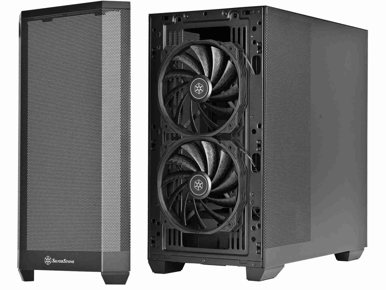 银昕推出 M-ATX 散热优化机箱 SETA H2M,前板预装双 160mm 扇