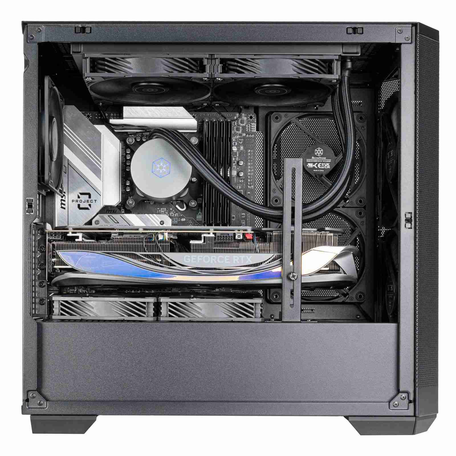 银昕推出 M-ATX 散热优化机箱 SETA H2M,前板预装双 160mm 扇
