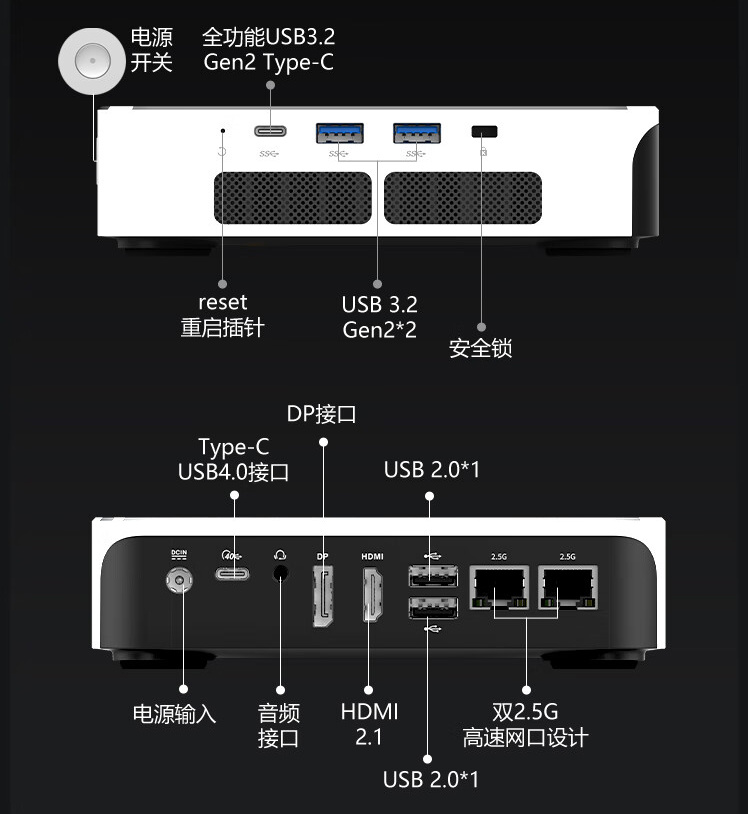 3599 元,机械革命 imini Pro830 白色暴风雪版迷你主机发布