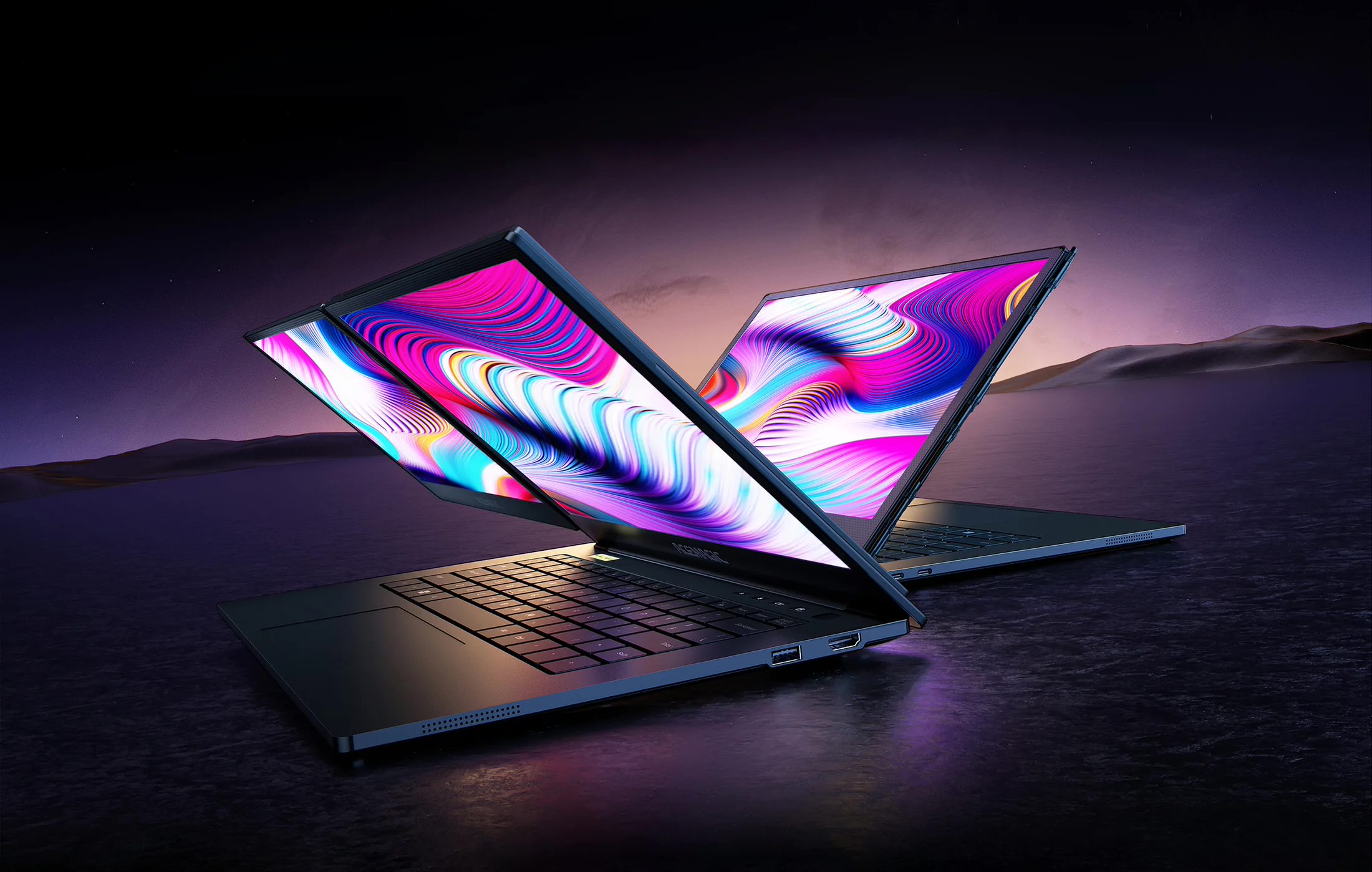 阿迈奇海外发布 Acemagic X1 双屏笔记本：i7-1255U 处理器、14 英寸 360° 双屏