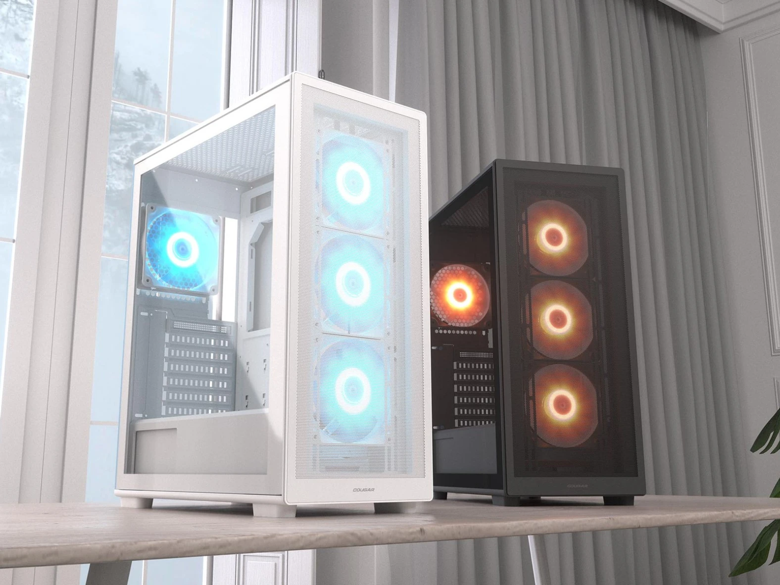 骨伽推出 MX220 RGB 中塔 ATX 侧透机箱,预装 4 颗 120mm 风扇