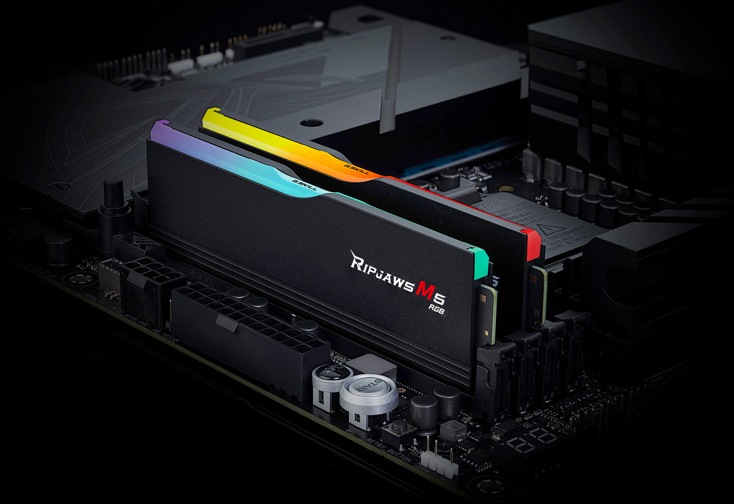芝奇推出 Ripjaws M5“焰刃 RGB”内存条,至高可选 DDR5-6400 CL32-39-39