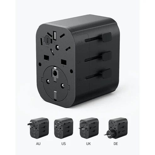 Anker 四合一 65W 旅行充电头曝光:驾驭各种插座,充电头界的“瑞士军刀”