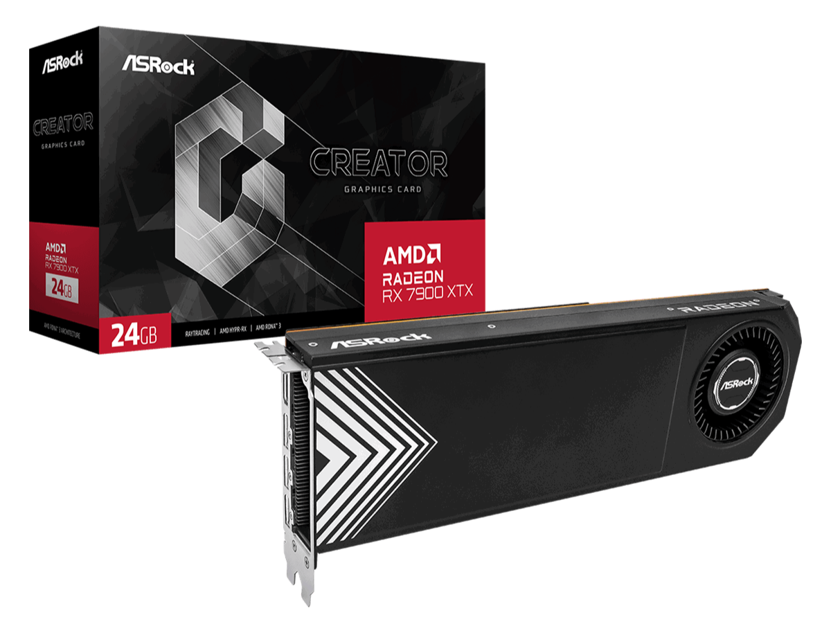 华擎 RX 7900 XT / XTX Creator 显卡上线官网:VC 均热板 + 涡轮风扇、12V-2x6 供电接口