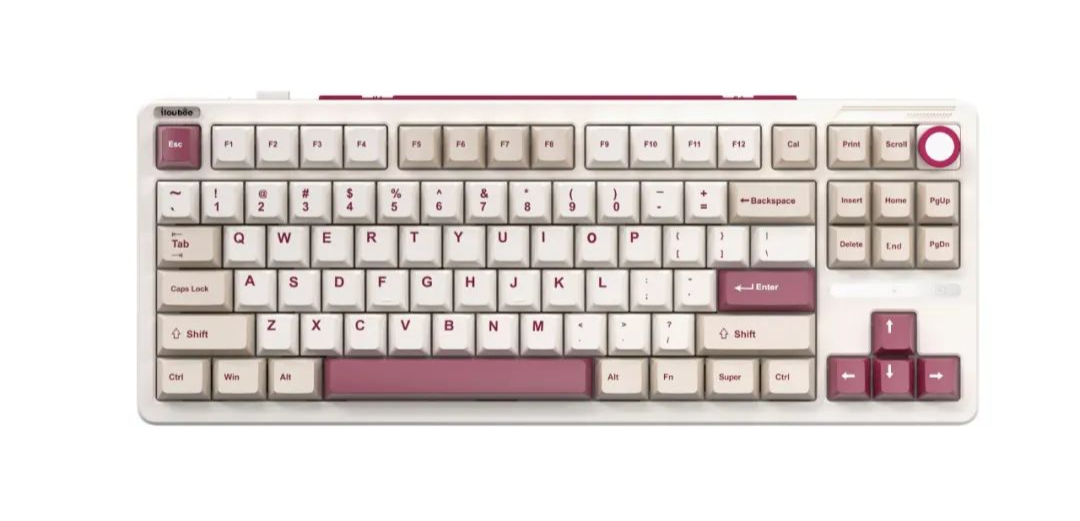ILOVBEE B87 客制化三模键盘知速轴开售:三模连接、全键热插拔,299 元