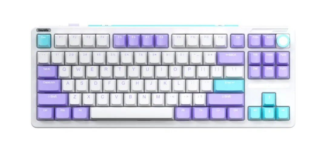 ILOVBEE B87 客制化三模键盘知速轴开售:三模连接、全键热插拔,299 元