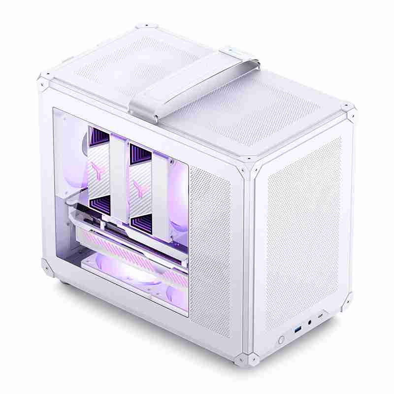 玻璃 + MESH 混合左侧板,乔思伯推出 20.8L 提手 MATX 机箱 C6 MAX