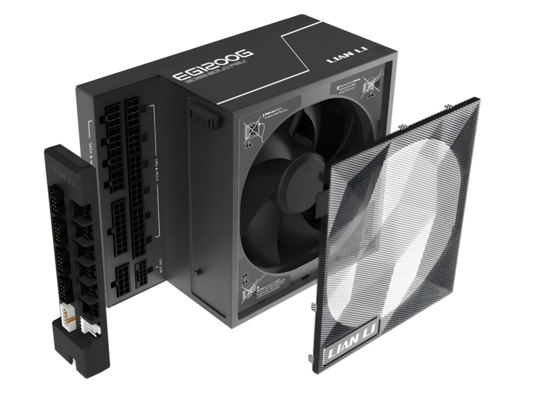 联力 EDGE Gold 系列 L 型电源首销：配可插拔 Edge Hub 集线器、黑白双色，599 元起