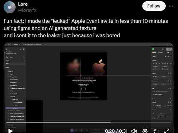 iPhone 16 发布会海报系恶搞:网友无聊用 AI 制作的