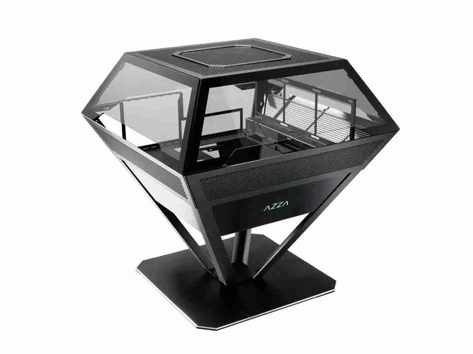 AZZA 推出钻石造型“卧式”机箱 DIAMOND,支持 ATX 主板