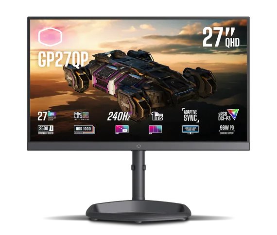 1152 分区、240Hz 刷新率,酷冷至尊推出 GP27QP 27 英寸 Mini LED 显示器