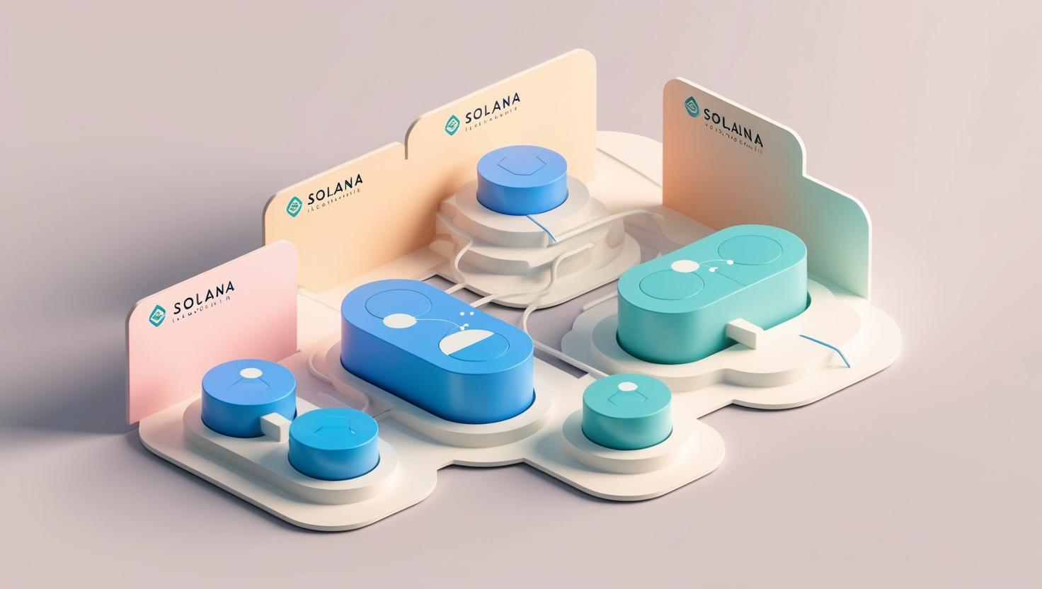 3D S liquidity pools and Solana blockchain, in a light style, no more element, no word.jpg