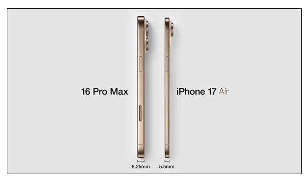 史上最薄 iPhone 17 Air 颜值爆表曝光