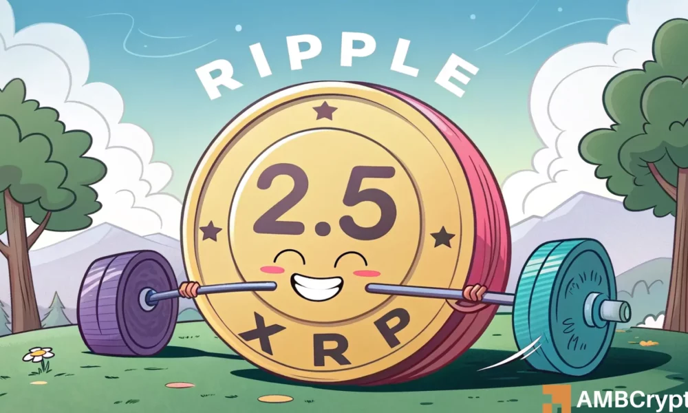 XRP跌破2.50美元，熊市来袭？