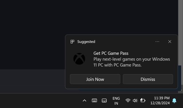 Win11用户吐槽Game Pass广告多，微软回应可关闭