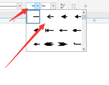 coreldraw箭头在哪里添加?coreldraw箭头添加教程