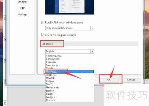 PicPick怎么设置为中文版:简单教程