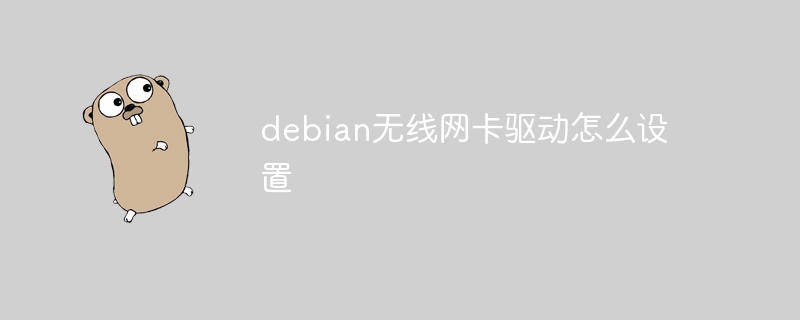 debian无线网卡驱动怎么设置