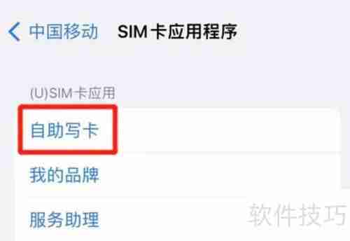 iPhone自助写SIM卡教程:快速上手指南