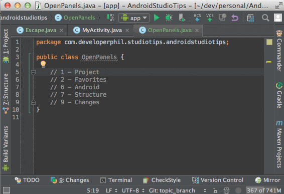 Android Studio你不知道的快捷键(一)