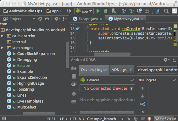 Android Studio你不知道的快捷键(一)