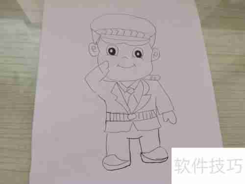 如何绘制武装特警:步骤与技巧