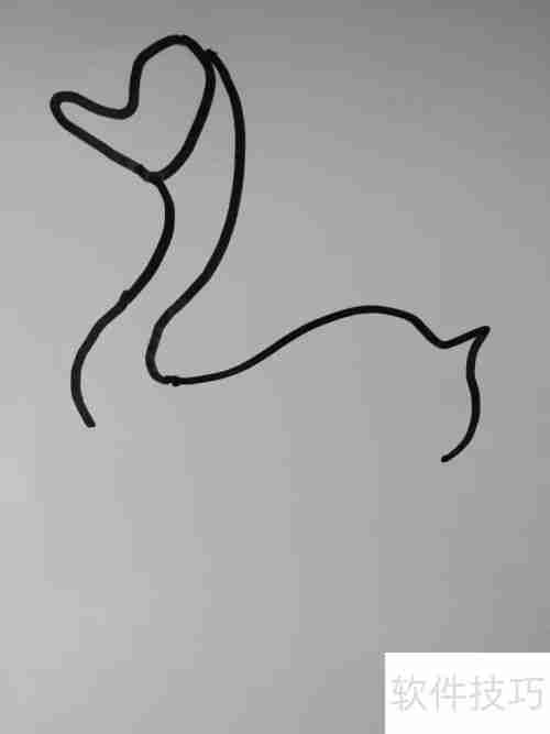 如何画天鹅？简笔画教程教你轻松绘制优雅天鹅
