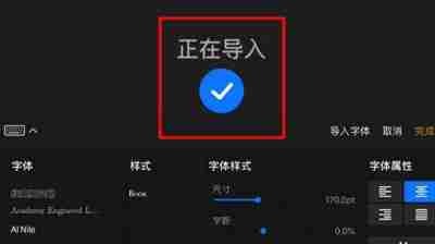 Procreate怎么导入字体