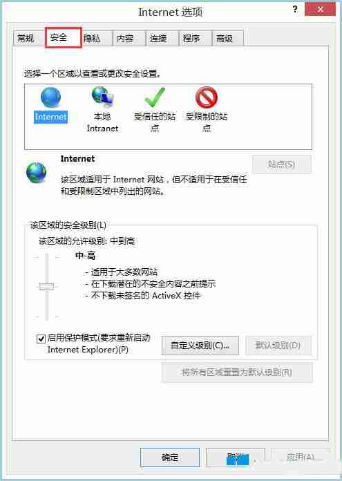 Win8系统IE浏览器如何开启activex控件?