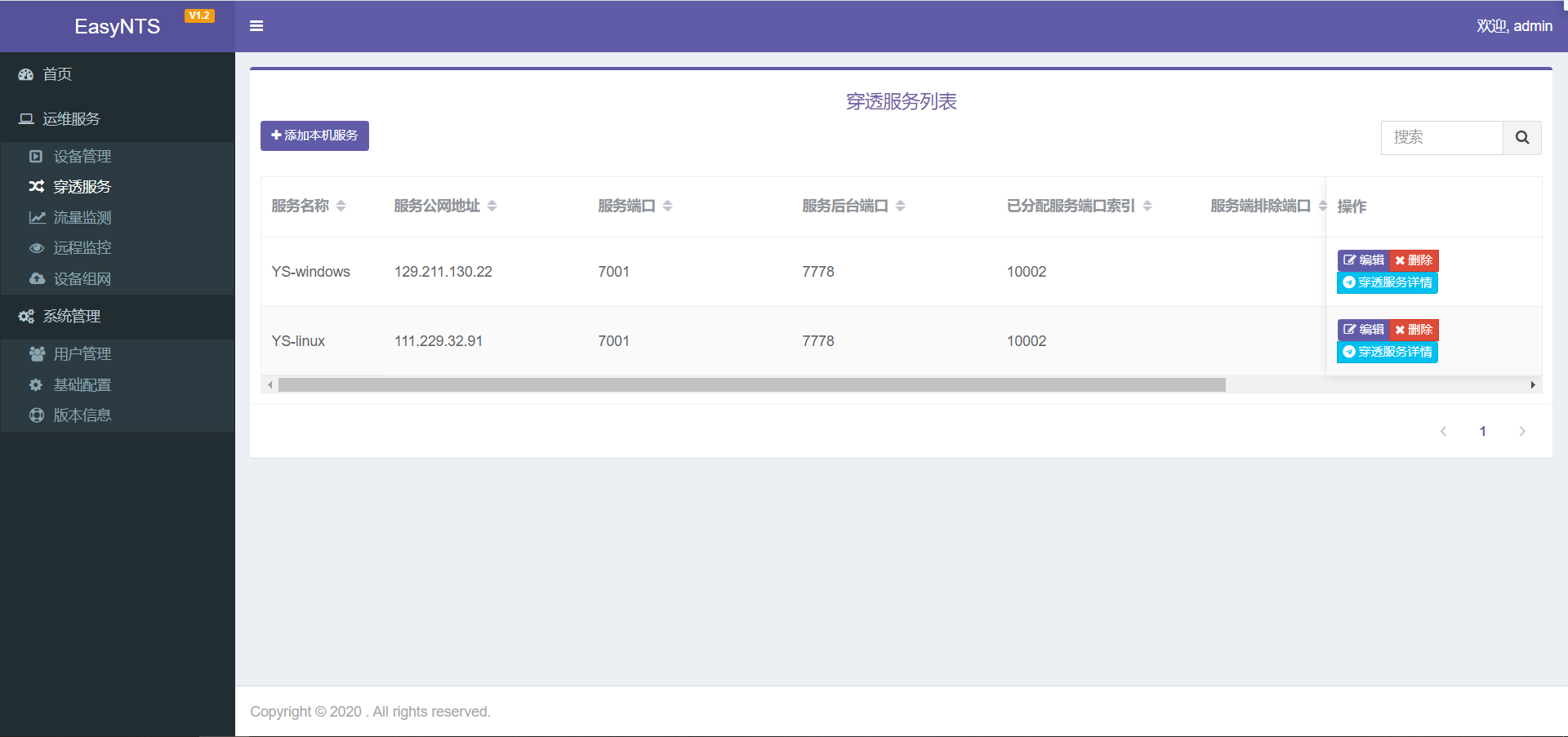 视频高速上云网关/网络穿透EasyNTS智能组网服务平台ini配置文件丢失如何处理？