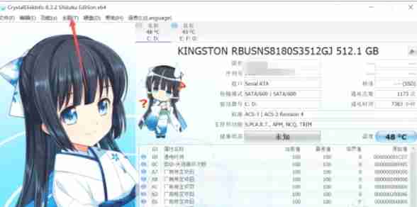 CrystalDiskInfo怎么设置字体-CrystalDiskInfo设置字体的方法