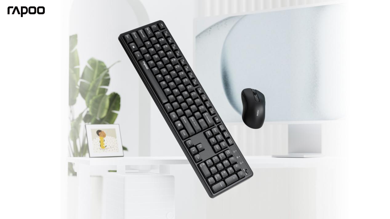 轻音降噪雷柏X2800S键鼠套装上市