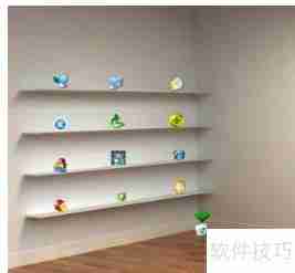 3D书柜桌面设置教程