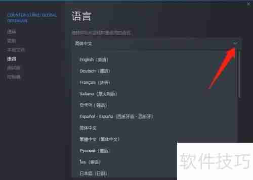 CSGO语言切换方法
