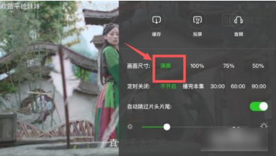 爱奇艺随刻如何全屏播放 爱奇艺随刻怎么设置画面尺寸