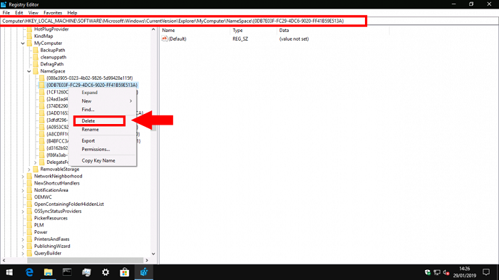 如何移除Win10资源管理器左侧栏中的“3D对象”？