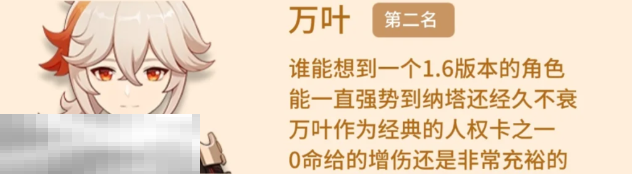 原神0命最强辅助有谁 0命五星最强辅助排行榜