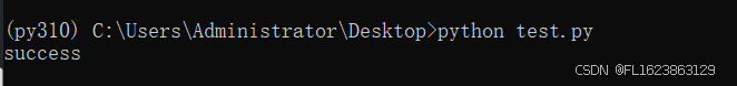 [python]windows安装mamba后测试代码