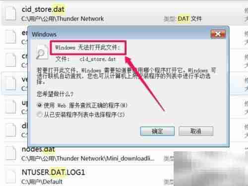 如何打开DAT文件