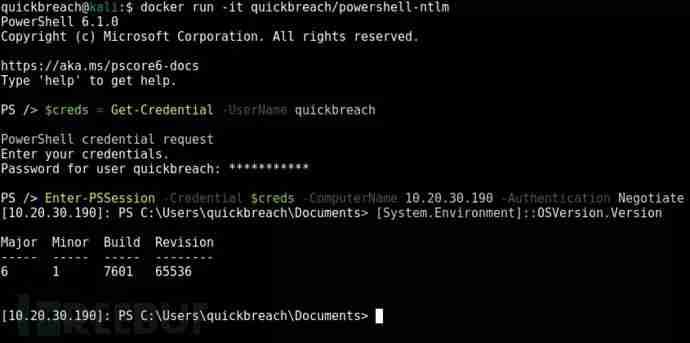 从Linux到Windows的PowerShell远程处理