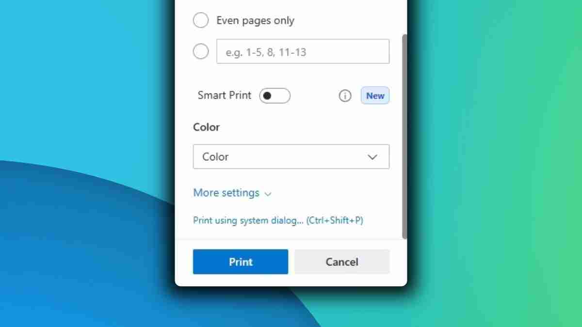 Edge 浏览器将迎来“智能打印”功能:去除打印内容中的干扰因素