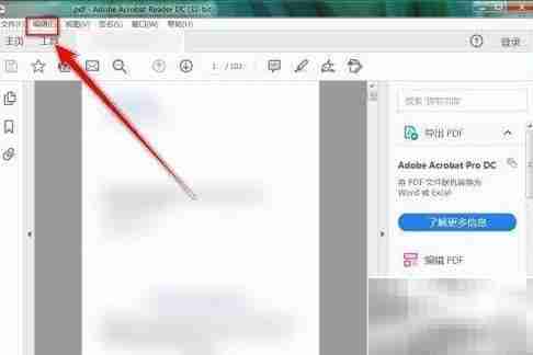 Acrobat Reader DC取消超链接方法